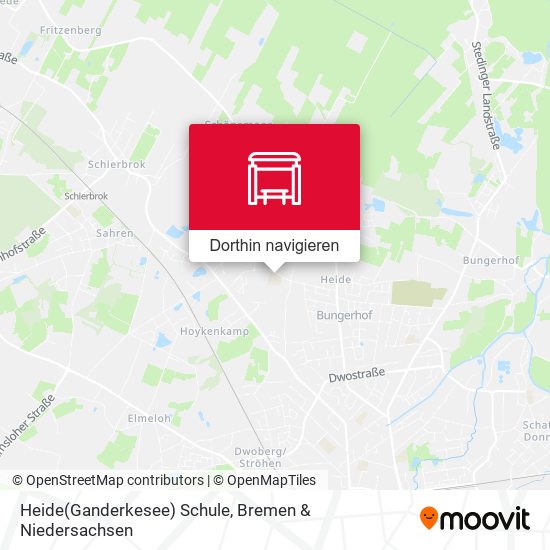 Heide(Ganderkesee) Schule Karte