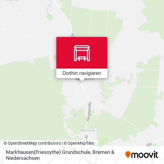 Markhausen(Friesoythe) Grundschule Karte