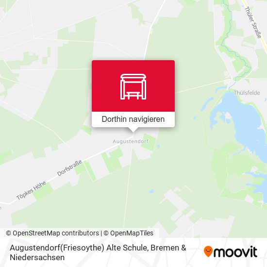 Augustendorf(Friesoythe) Alte Schule Karte