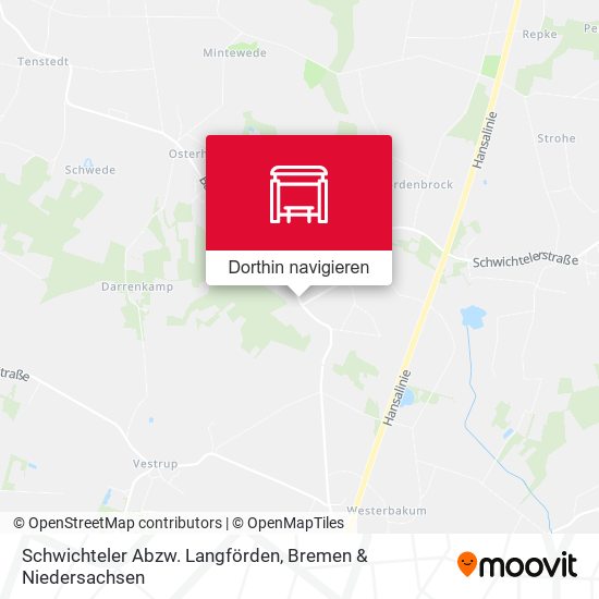 Schwichteler Abzw. Langförden Karte