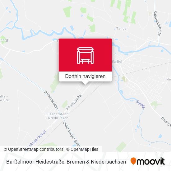 Barßelmoor Heidestraße Karte