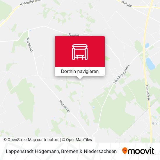 Lappenstadt Högemann Karte