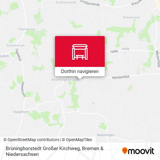 Brüninghorstedt Großer Kirchweg Karte