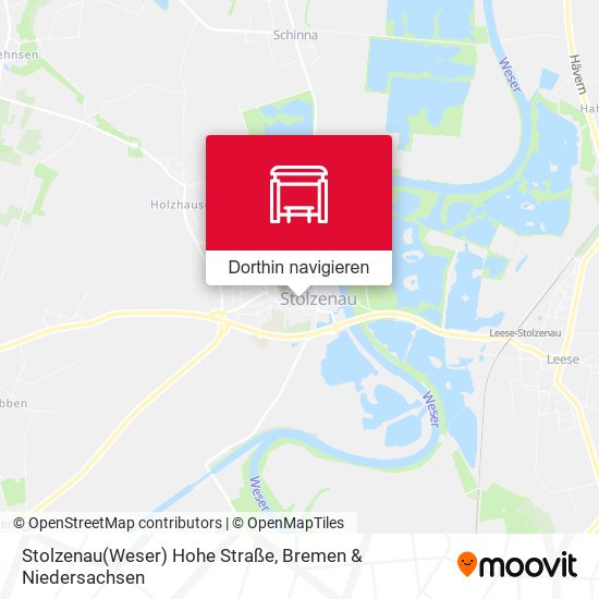 Stolzenau(Weser) Hohe Straße Karte