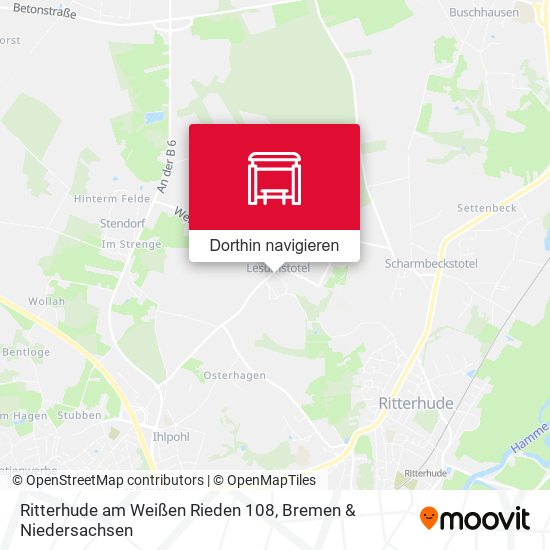 Ritterhude am Weißen Rieden 108 Karte