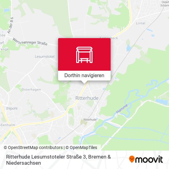 Ritterhude Lesumstoteler Straße 3 Karte