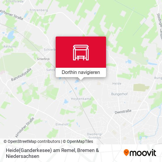 Heide(Ganderkesee) am Remel Karte