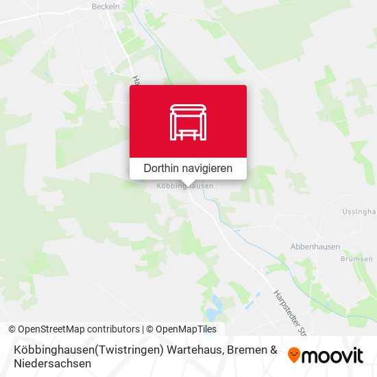 Köbbinghausen(Twistringen) Wartehaus Karte