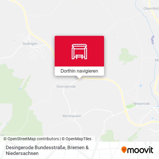 Desingerode Bundesstraße Karte