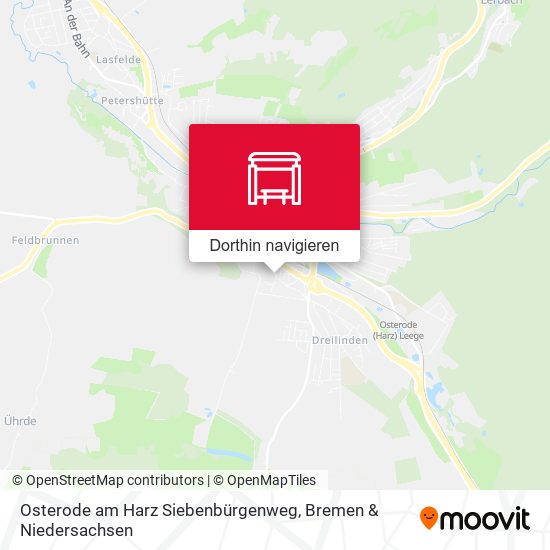 Osterode am Harz Siebenbürgenweg Karte