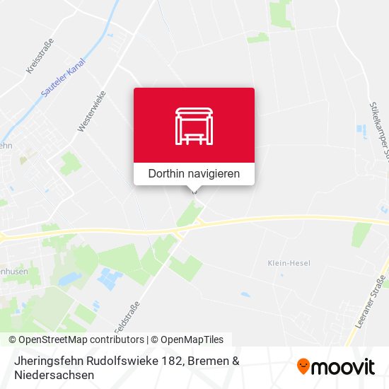 Jheringsfehn Rudolfswieke 182 Karte