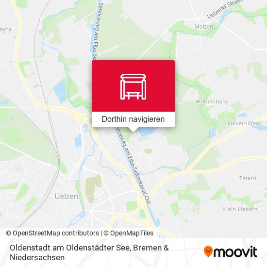 Oldenstadt am Oldenstädter See Karte