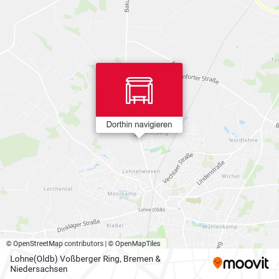 Lohne(Oldb) Voßberger Ring Karte
