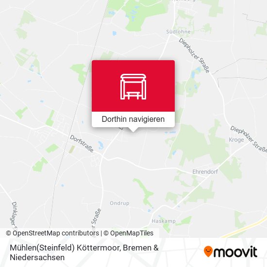 Mühlen(Steinfeld) Köttermoor Karte