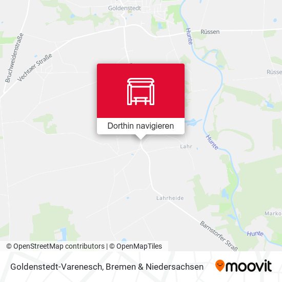 Goldenstedt-Varenesch Karte