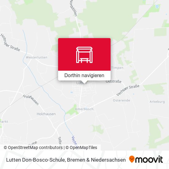 Lutten Don-Bosco-Schule Karte