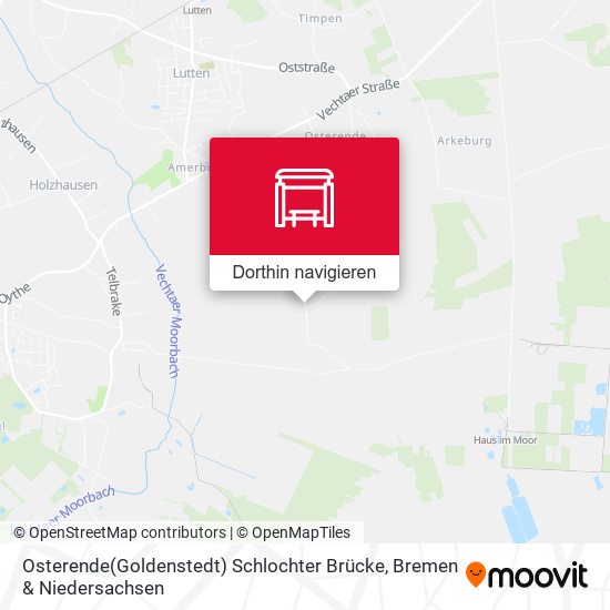 Osterende(Goldenstedt) Schlochter Brücke Karte