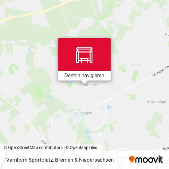 Varnhorn Sportplatz Karte