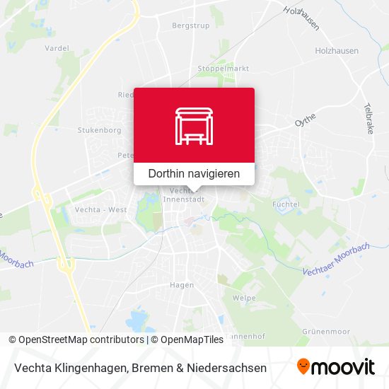 Vechta Klingenhagen Karte