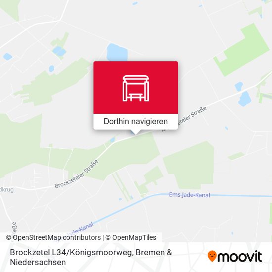 Brockzetel L34/Königsmoorweg Karte