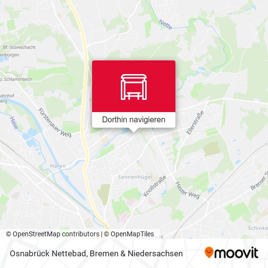 Osnabrück Nettebad Karte