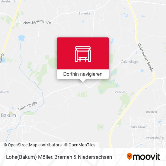 Lohe(Bakum) Möller Karte