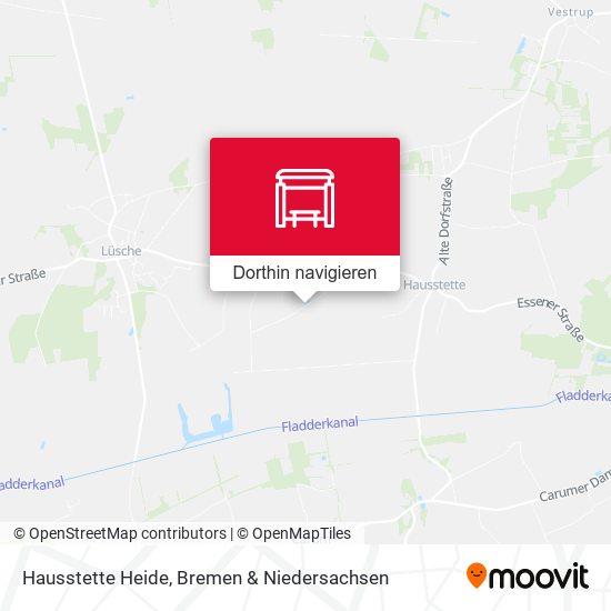 Hausstette Heide Karte
