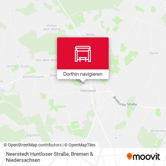 Neerstedt Huntloser Straße Karte