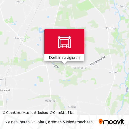 Kleinenkneten Grillplatz Karte