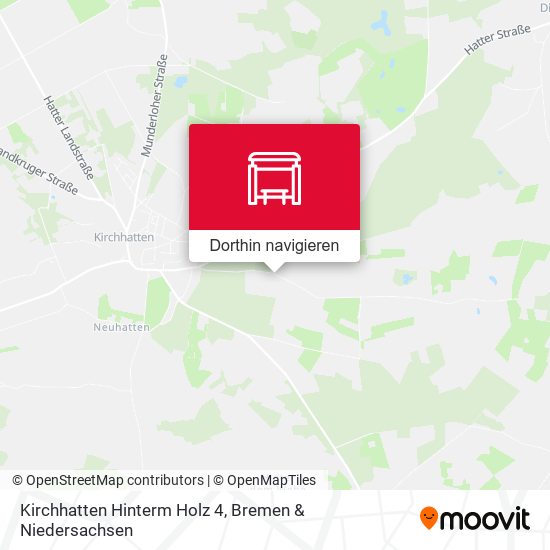 Kirchhatten Hinterm Holz 4 Karte