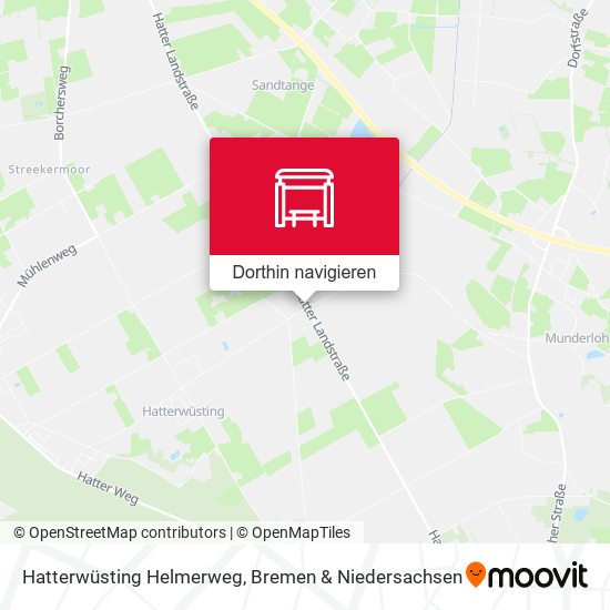 Hatterwüsting Helmerweg Karte