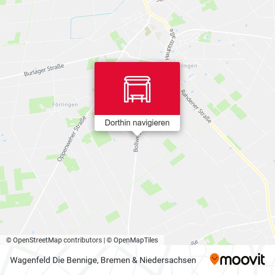 Wagenfeld Die Bennige Karte