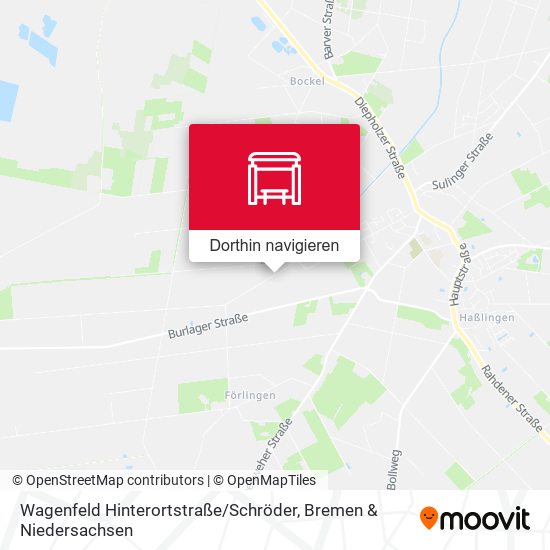 Wagenfeld Hinterortstraße / Schröder Karte