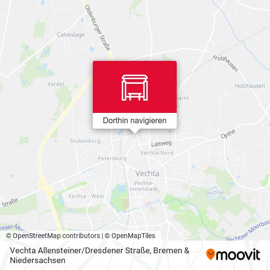 Vechta Allensteiner / Dresdener Straße Karte