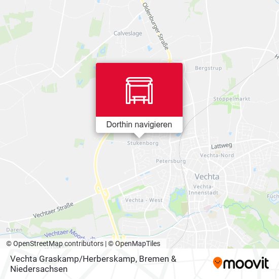 Vechta Graskamp/Herberskamp Karte