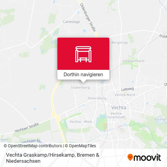 Vechta Graskamp/Hirsekamp Karte