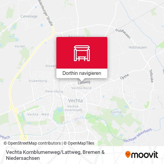 Vechta Kornblumenweg/Lattweg Karte