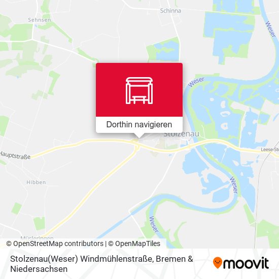 Stolzenau(Weser) Windmühlenstraße Karte