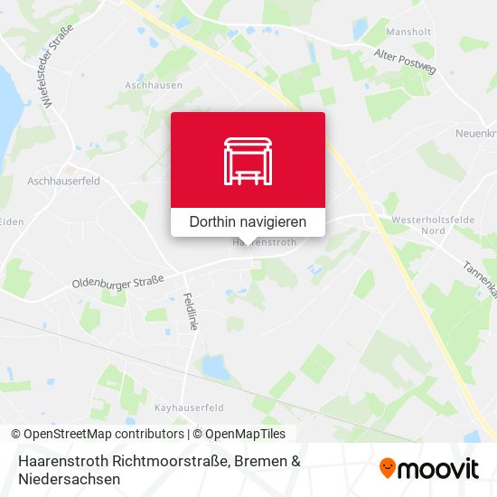 Haarenstroth Richtmoorstraße Karte