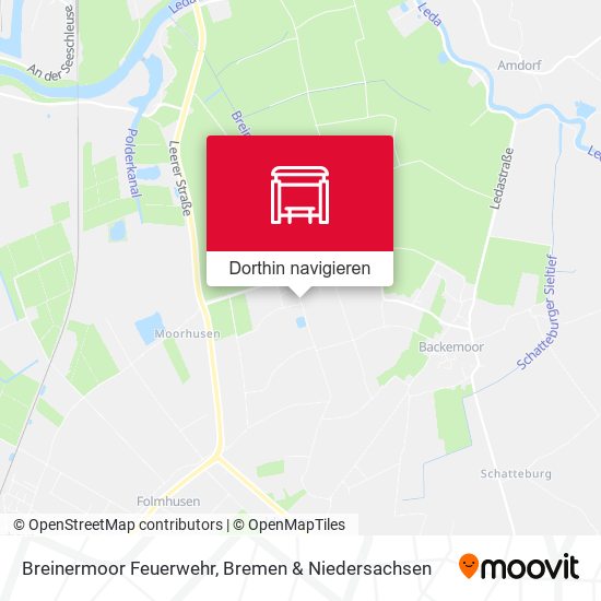 Breinermoor Feuerwehr Karte