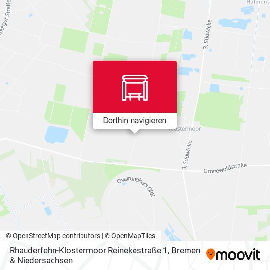 Rhauderfehn-Klostermoor Reinekestraße 1 Karte