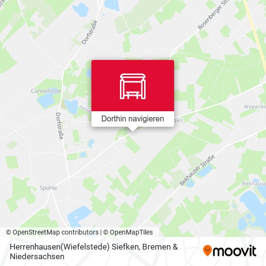 Herrenhausen(Wiefelstede) Siefken Karte