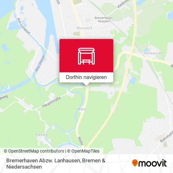 Bremerhaven Abzw. Lanhausen Karte