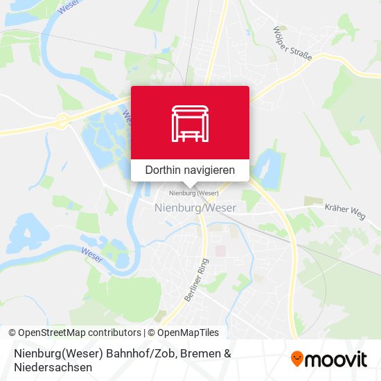 Nienburg(Weser) Bahnhof/Zob Karte