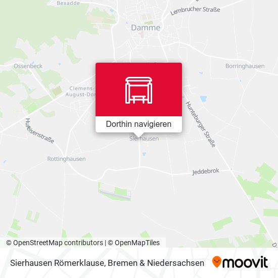 Sierhausen Römerklause Karte