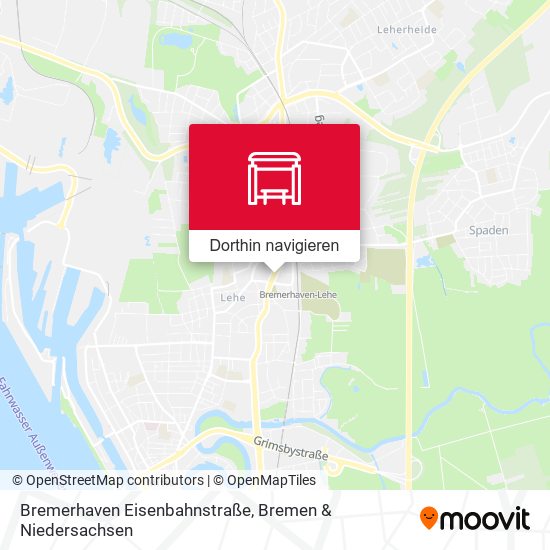 Bremerhaven Eisenbahnstraße Karte