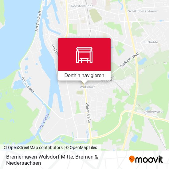 Bremerhaven-Wulsdorf Mitte Karte