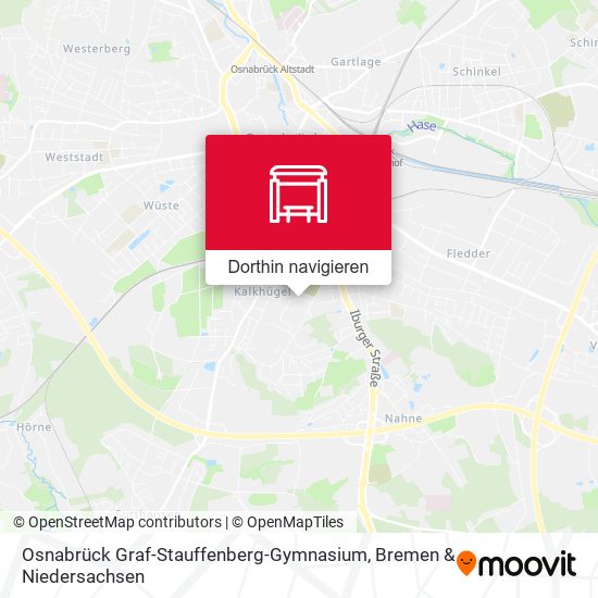 Osnabrück Graf-Stauffenberg-Gymnasium Karte