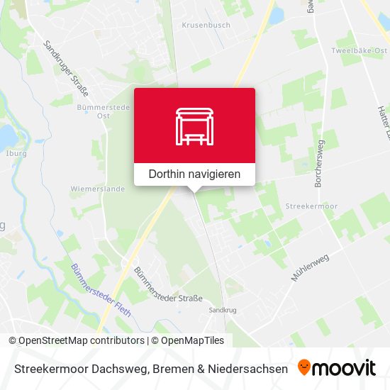 Streekermoor Dachsweg Karte