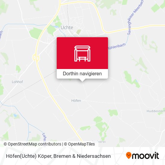 Höfen(Uchte) Köper Karte